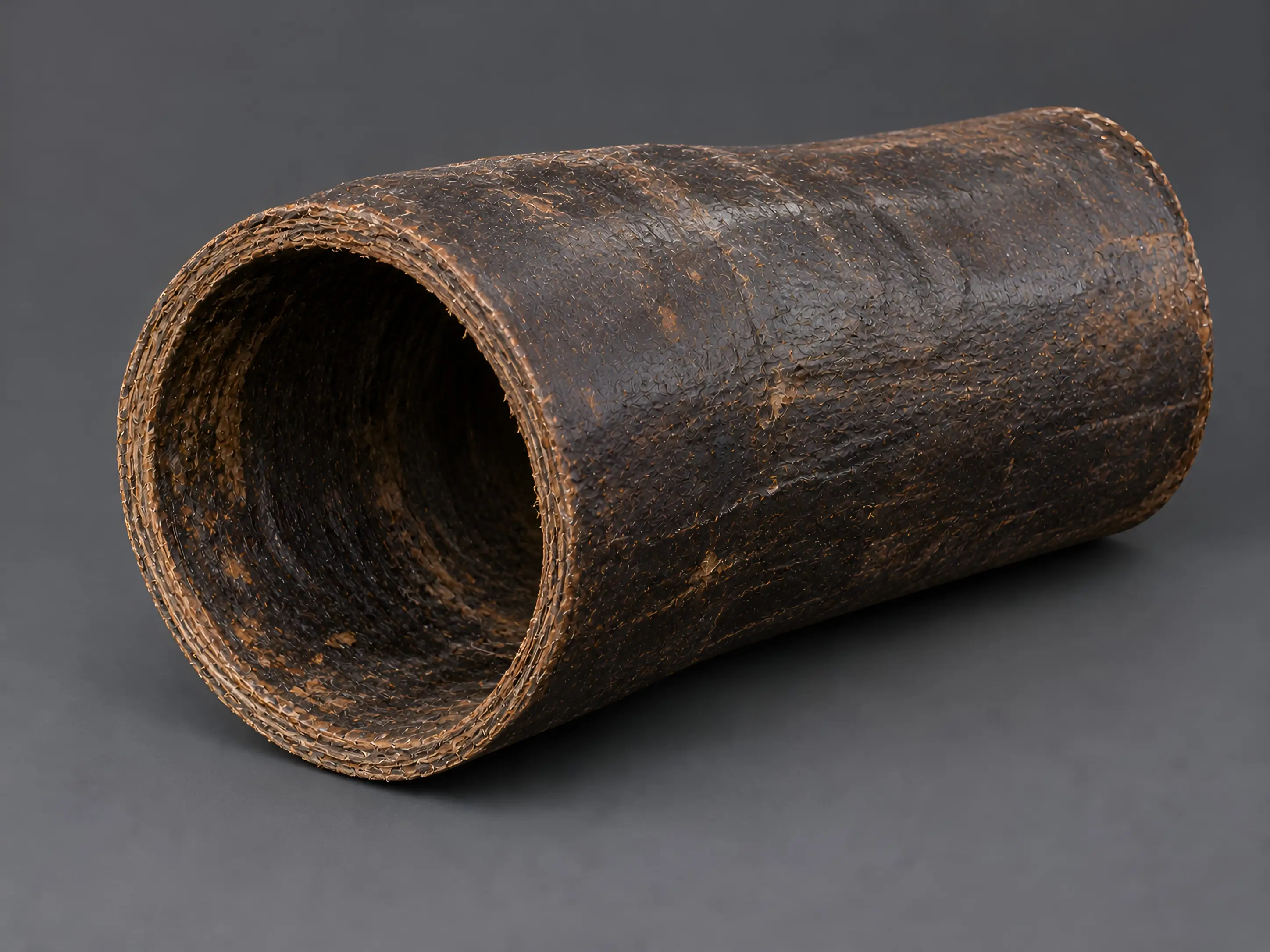 Section of an older Orangeburg sewer pipe