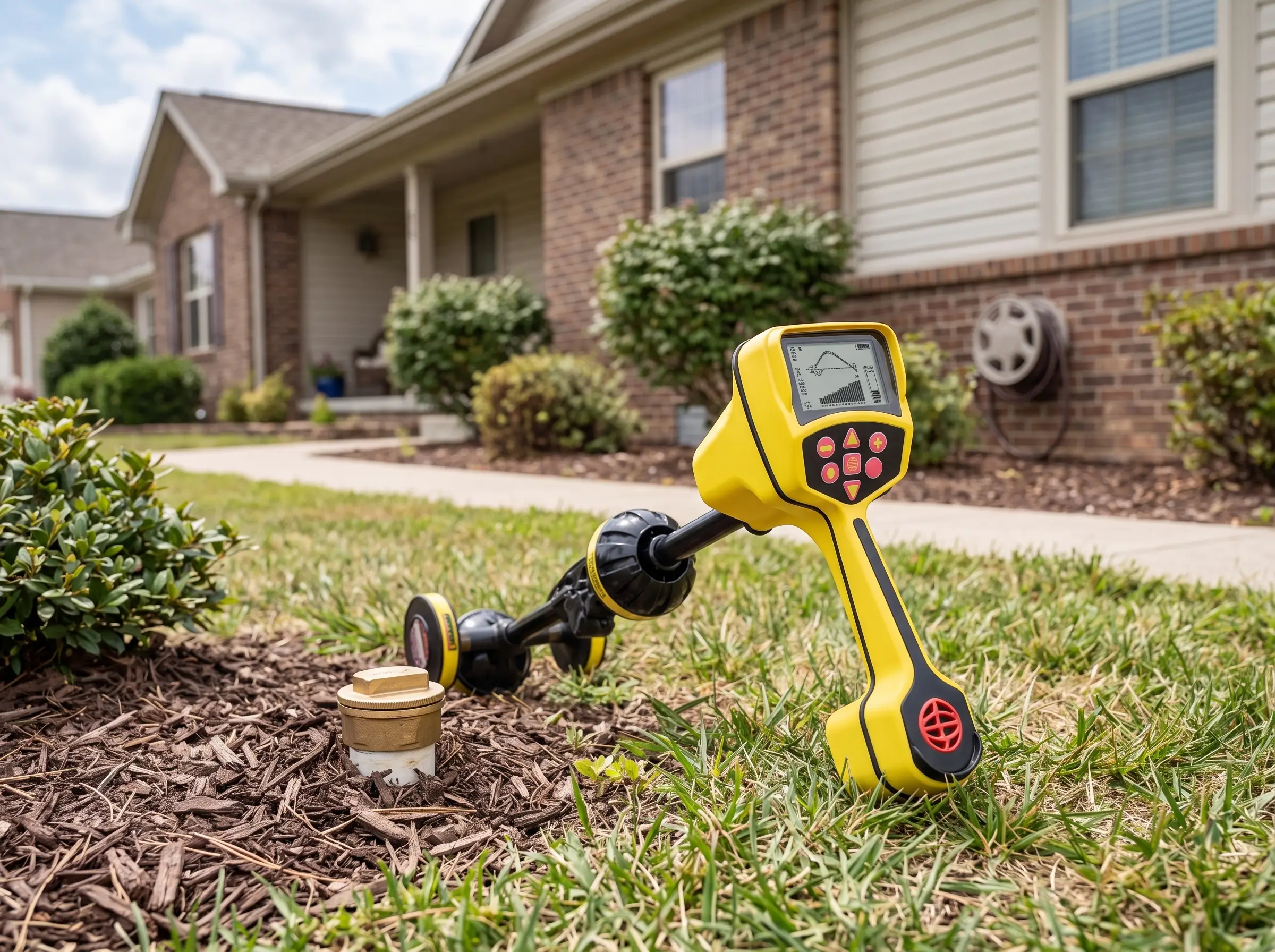 RIDGID SeekTech SR-20 locating equipment staged in the field